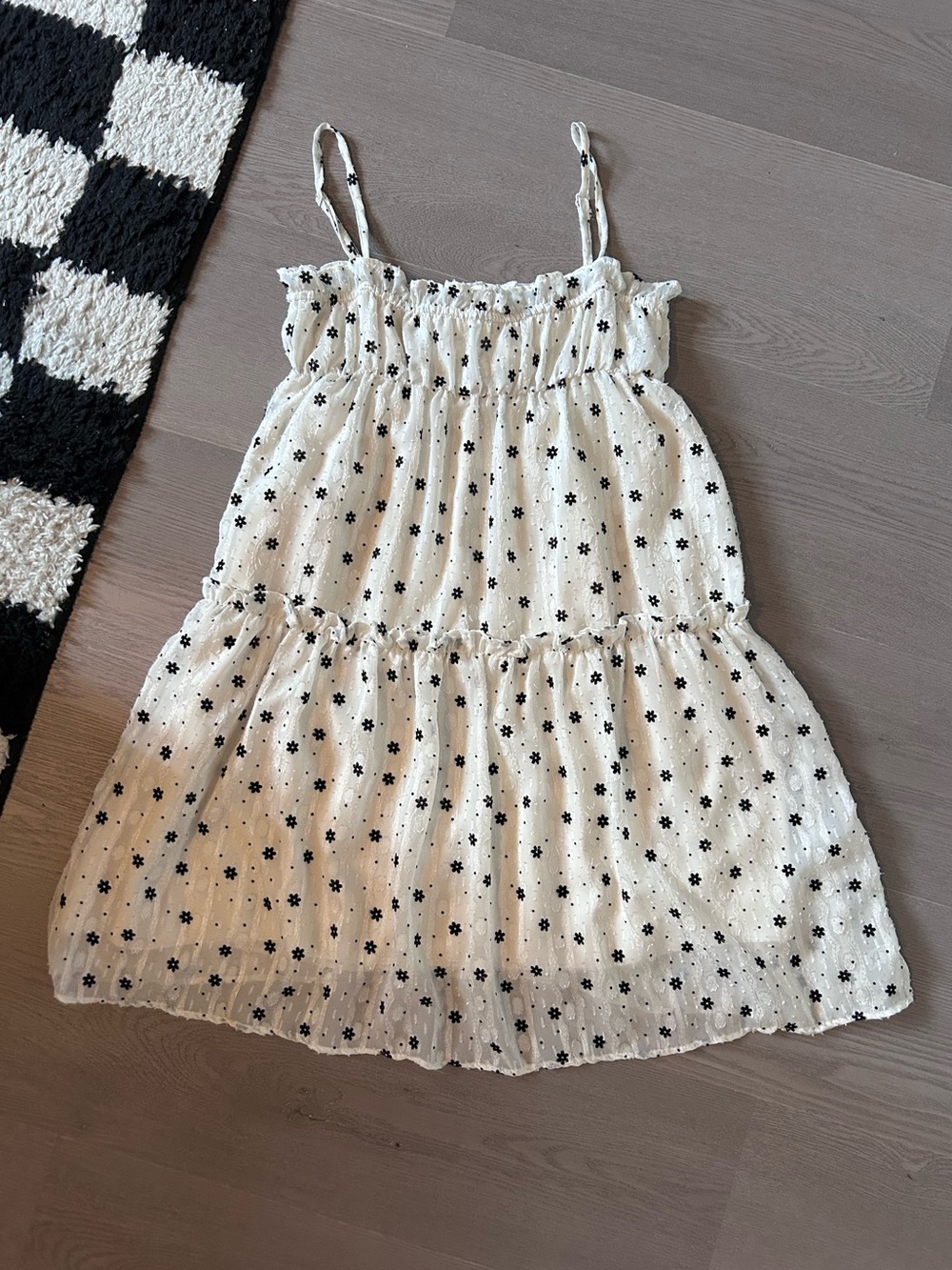 Tiered Floral Mini Dress